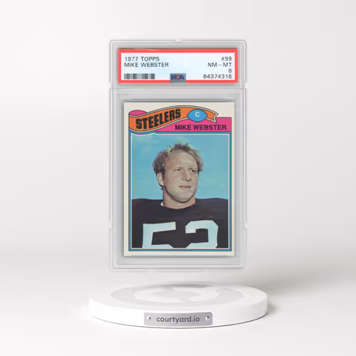 1977 Topps #99 Mike Webster (PSA 8 NM-MT)
