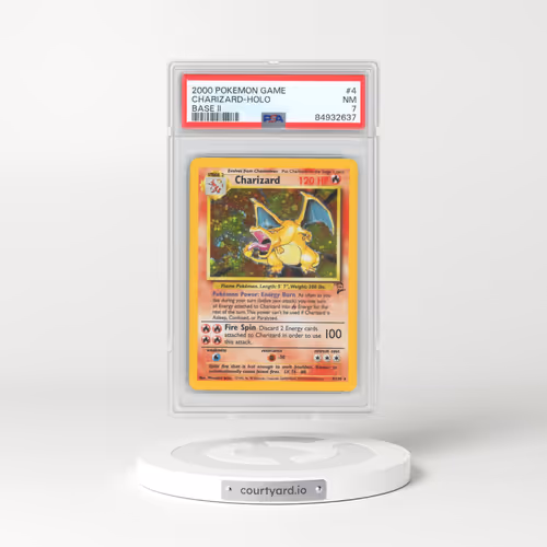 2000 Pokémon Game Base II #4 Charizard - Holo (PSA 7 NM)
