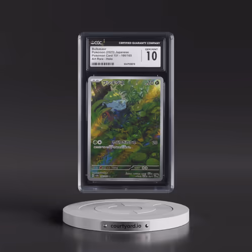 2023 Pokémon Card 151 #166/165 Bulbasaur - Art Rare Holo (CGC 10 GEM MINT)