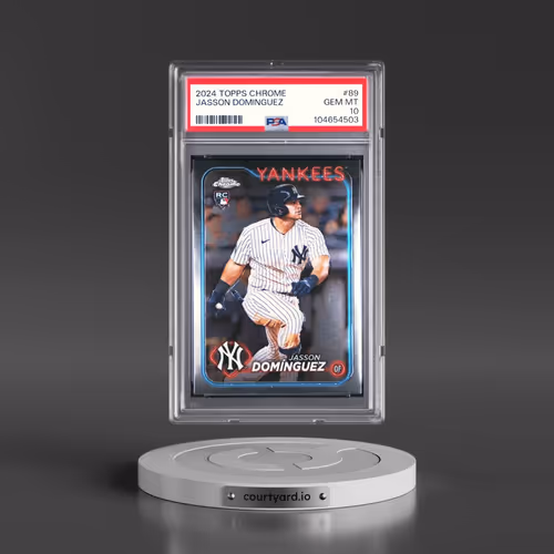2024 Topps Chrome #89 Jasson Dominguez (PSA 10 GEM MINT)