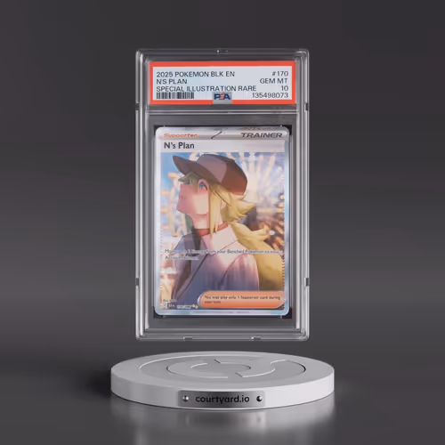 2025 Pokémon Blk EN-Black Bolt #170 N's Plan - Special Illustration Rare (PSA 10 GEM MINT)