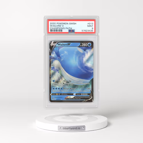 2020 Champion's Path #13 Wailord V - Full Art Holo (PSA 9 MINT)