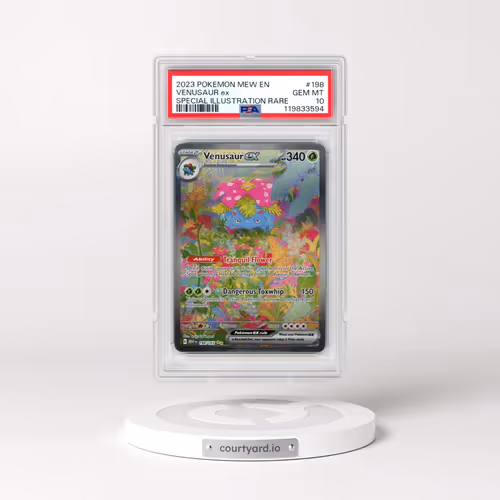 2023 Pokémon Mew EN-151 #198 Venusaur EX - Holo Special Illustration Rare (PSA 10 GEM MINT)