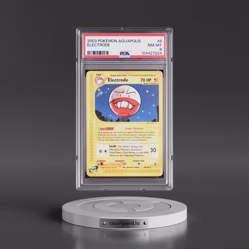 2003 Pokémon Aquapolis #8 Electrode (PSA 8 NM-MT)