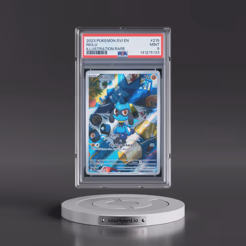 2023 Pokémon Svi EN-Scarlet & Violet #215 Riolu - Illustration Rare (PSA 9 MINT)