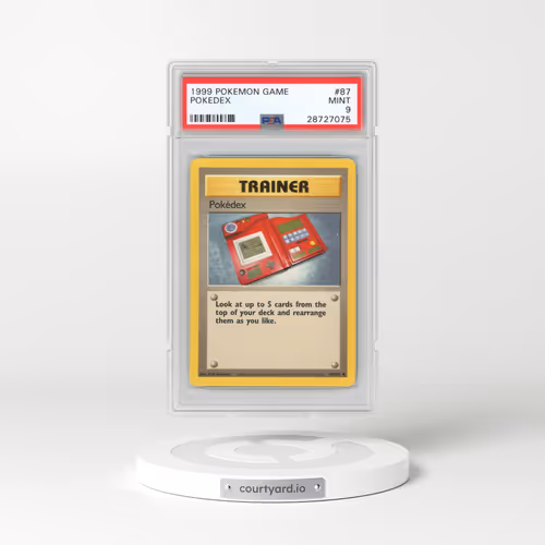 1999 Pokémon Game #87 Pokedex (PSA 9 MINT)