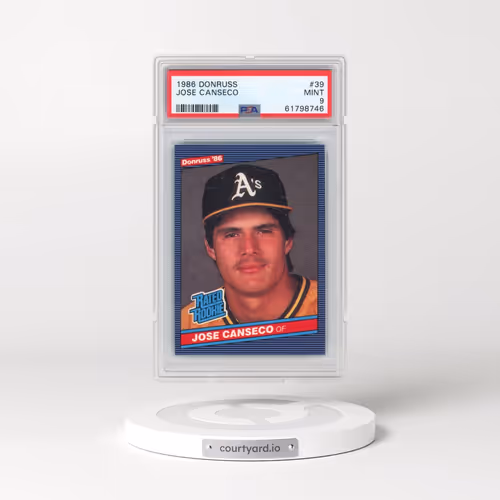 1986 Donruss #39 Jose Canseco (PSA 9 MINT)