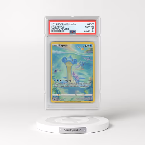 2023 Pokémon Sword and Shield Crown Zenith #GG05 Lapras - Full Art (PSA 10 GEM MINT)