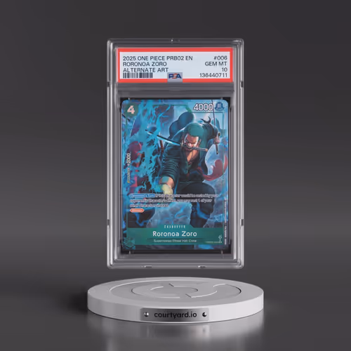 2025 One Piece PRB02-Premium Booster -One Piece Card the Best- Vol.2 #006 Roronoa Zoro - Alternate A