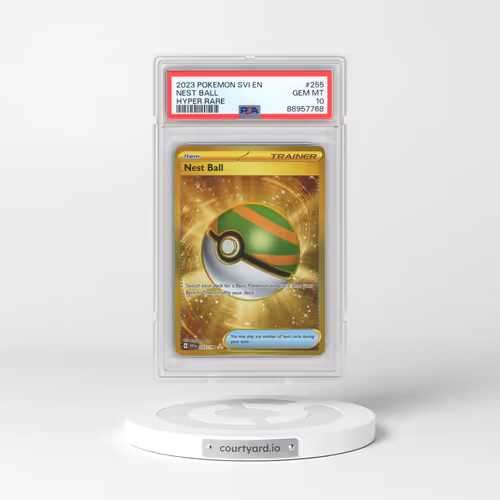 2023 Pokémon Svi EN-Scarlet & Violet #255 Nest Ball - Hyper Rare (PSA 10 GEM MINT)