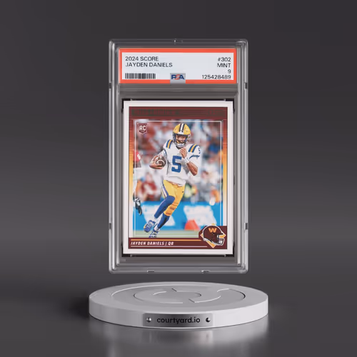 2024 Panini Score #302 Jayden Daniels (PSA 9 MINT)
