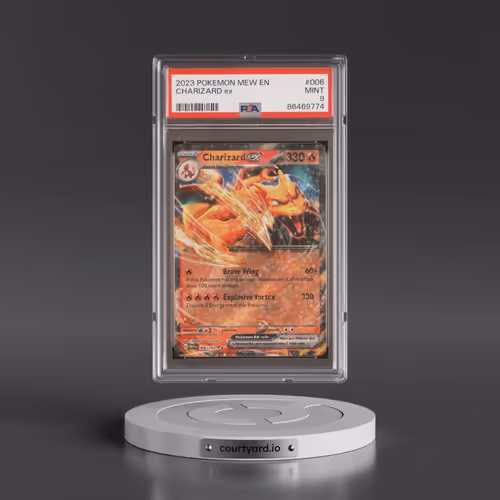 2023 Pokémon Mew EN-151 #006 Charizard EX - Holo (PSA 9 MINT)