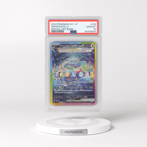 2024 Japanese Stellar Miracle #130 Terapagos ex - Super Art Rare Holo (PSA 10 GEM MINT)