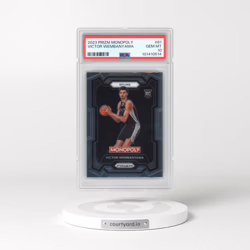 2023 Panini Prizm Monopoly #81 Victor Wembanyama (PSA 10 GEM MINT)