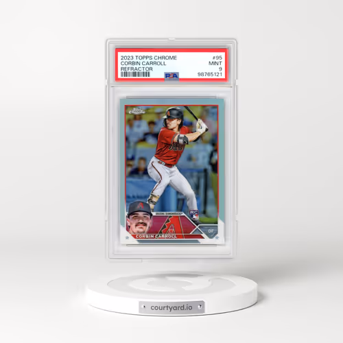 2023 Topps Chrome #95 Corbin Carroll - Refractor (PSA 9 MINT)