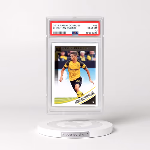 2018 Panini Donruss #66 Christian Pulisic (PSA 10 GEM MINT)