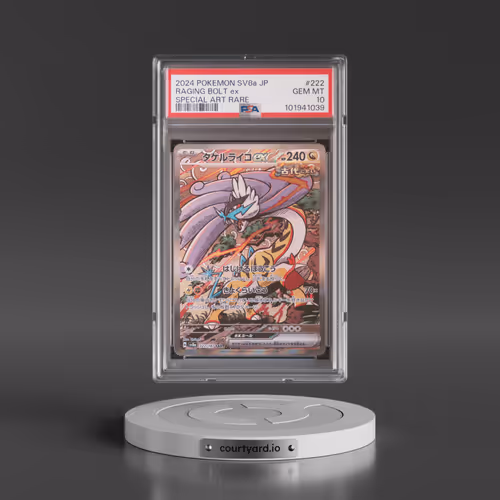 2024 Pokémon Sv8a-Terastal Fest EX #222 Raging Bolt EX - Holo Special Art Rare (PSA 10 GEM MINT)