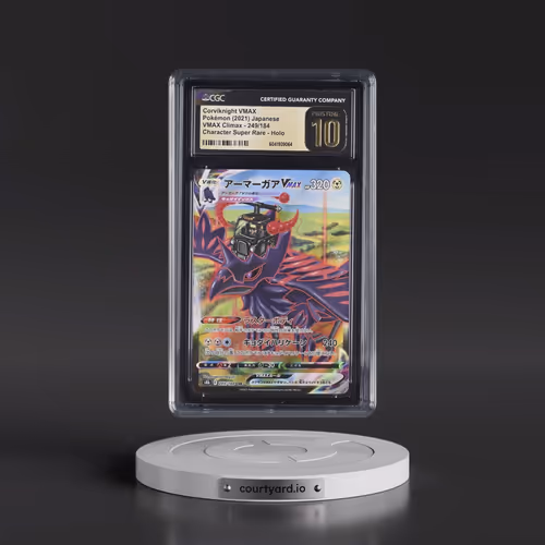 2021 VMAX Climax #249/184 Corviknight VMAX - Holo Character Super Rare (CGC 10 PRISTINE)