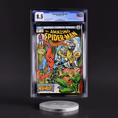 Amazing Spider-Man #124 CGC 8.5 Off-white to White Pages (Marvel Comics, 9/73) - Universal
