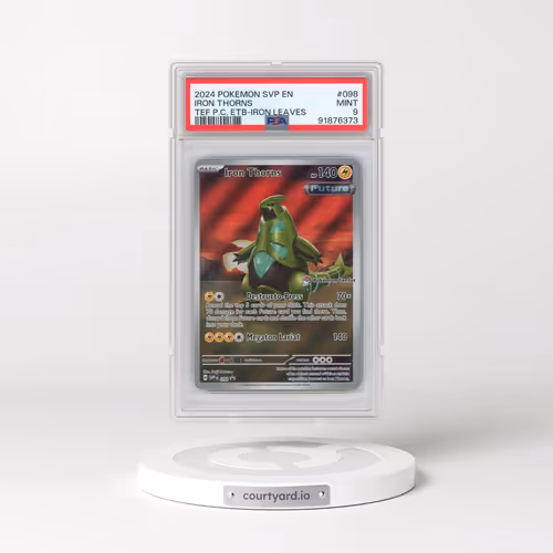 2024 Pokémon Svp EN-SV Black Star Promo #098 Iron Thorns - Temporal Forces Pokemon Center Elite Trai