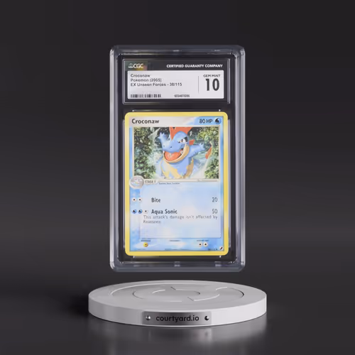 2005 EX Unseen Forces #38/115 Croconaw (CGC 10 GEM MINT)