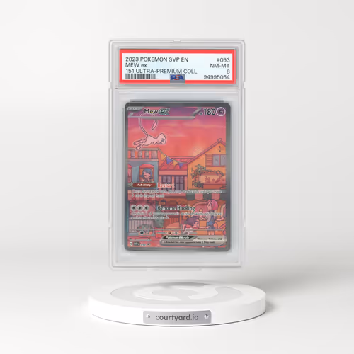 2023 Pokémon Svp EN-SV Black Star Promo #053 Mew EX - Holo 151 Ultra-Premium Collection (PSA 8 NM-MT)