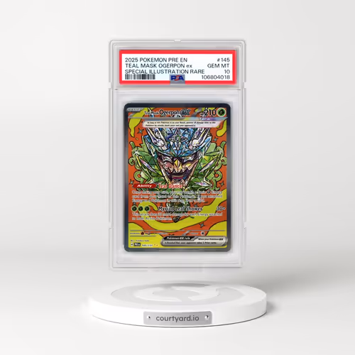 2025 Pokémon Pre EN-Prismatic Evolutions #145 Teal Mask Ogerpon EX - Holo Special Illustration Rare