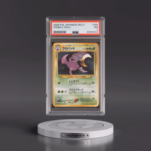 2000 Pokémon Neo 3 #169 Crobat - Holo (PSA 7 NM)
