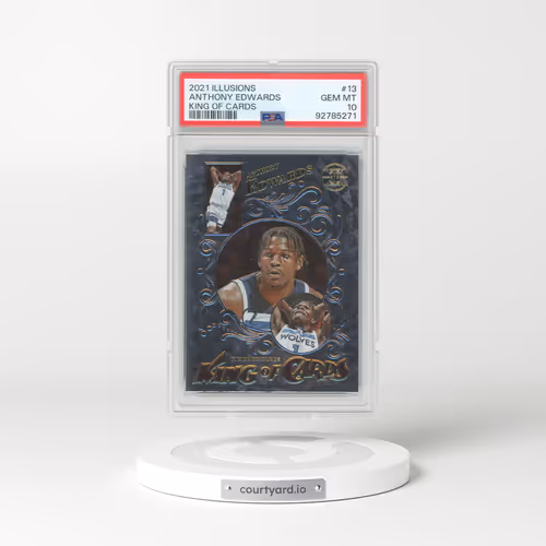 2021 Panini Illusions King of Cards #13 Anthony Edwards (PSA 10 GEM MINT)
