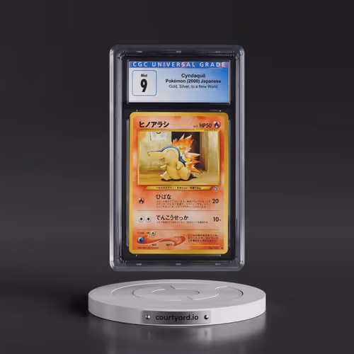 1999 Gold, Silver, to a New World Cyndaquil - With Rarity Symbol (CGC 9 MINT)