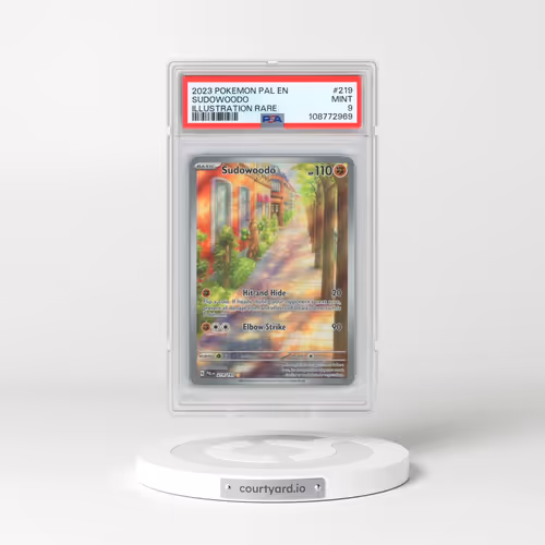 2023 Pokémon Pal EN-Paldea Evolved #219 Sudowoodo - Illustration Rare (PSA 9 MINT)