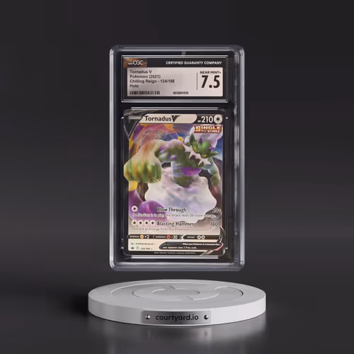 2021 Chilling Reign #124/198 Tornadus V - Holo (CGC 7.5 NM+)