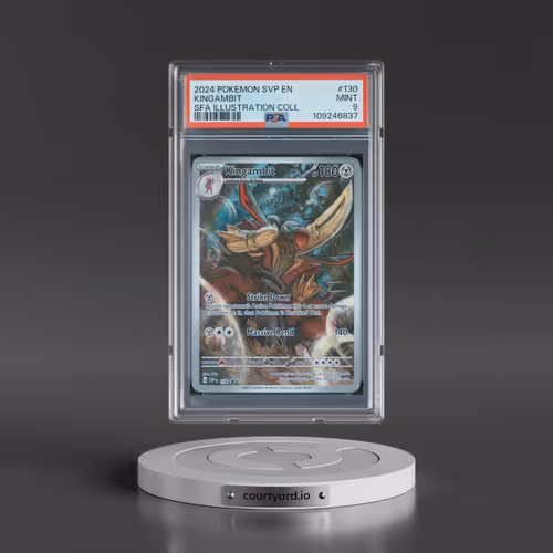 2024 Pokémon Svp EN-SV Black Star Promo #130 Kingambit - Shrouded Fable Illustration Collection (PSA