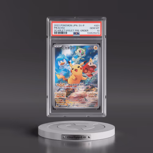 2022 Pokémon SV Promo #001 Pikachu - Scarlet & Violet Pre-Order (PSA 10 GEM MINT)