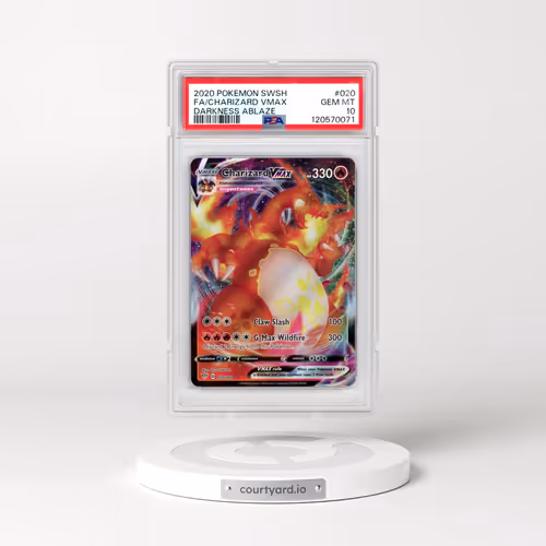 2020 Pokémon Sword & Shield Darkness Ablaze #020 Charizard Vmax - Full Art (PSA 10 GEM MINT)