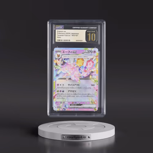 2024 Pokémon Sv8a-Terastal Fest EX #063 Espeon EX - Holo (CGC 10 PRISTINE)
