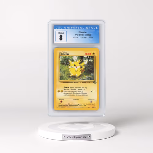 1999 Jungle #60/64 Pikachu (CGC 8 NM-MT)