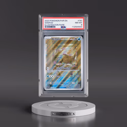 2023 Pokémon Par EN-Paradox Rift #191 Wimpod - Illustration Rare (PSA 8 NM-MT)