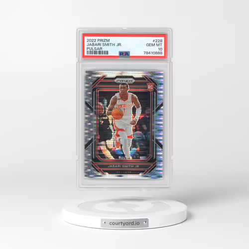 2022 Panini Prizm #228 Jabari Smith Jr. - Pulsar (PSA 10 GEM MINT)