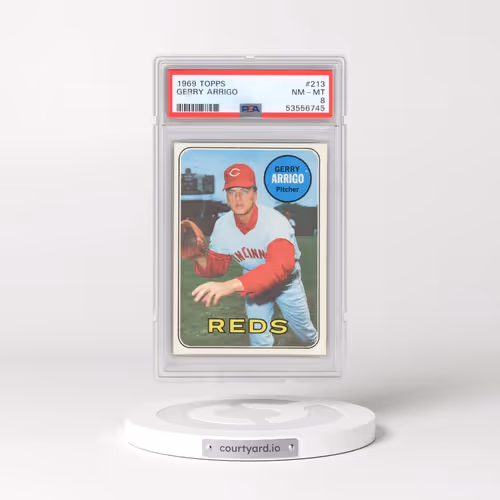 1969 Topps #213 Gerry Arrigo (PSA 8 NM-MT)