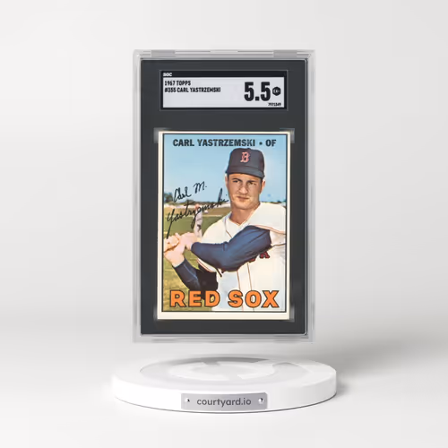 1967 Topps #355 Carl Yastrzemski (SGC 5.5 EX+)