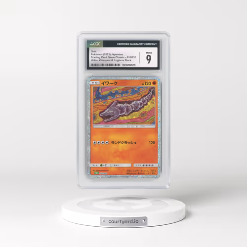 2023 Trading Card Game Classic - CLF, CLL, CLK #010/032 Onix - Holo Venusaur & Lugia ex Deck - CLF (CGC 9 MINT)