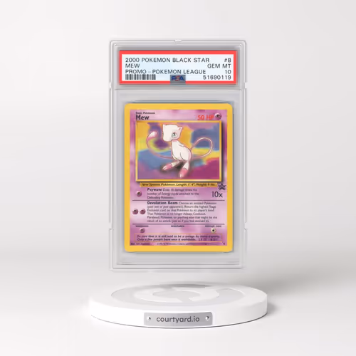 2000 Pokémon Promo Black Star #8 Mew - Pokemon League (PSA 10 GEM MINT)