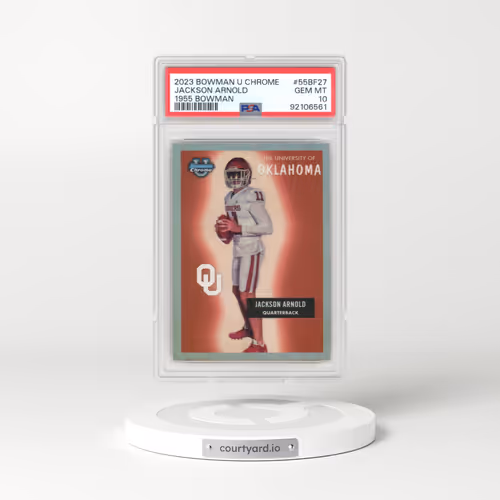 2023 Bowman University Chrome 1955 Bowman #55BF27 Jackson Arnold (PSA 10 GEM MINT)