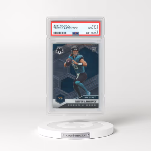 2021 Panini Mosaic #241 Trevor Lawrence (PSA 10 GEM MINT)