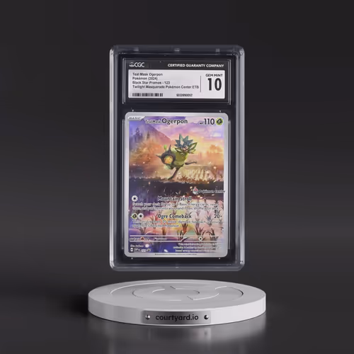 2024 Pokémon Svp EN-SV Black Star Promo #123 Teal Mask Ogerpon - Twilight Masquerade Pokemon Center