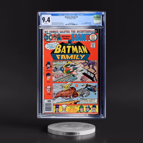 Batman Family #6 CGC 9.4 White Pages (D.C. Comics, 7-8/76)
