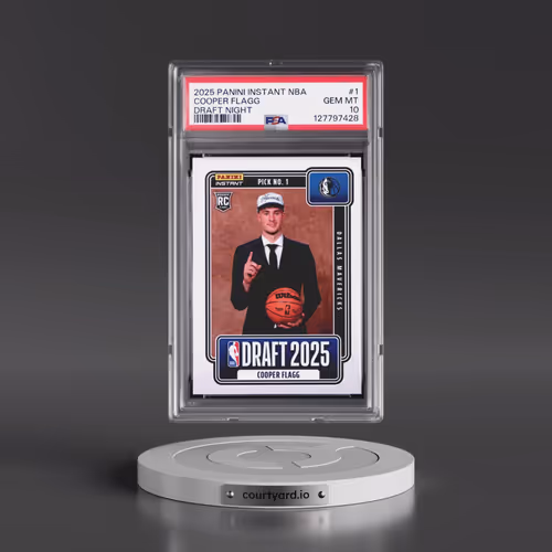 2025 Panini Instant NBA Draft Night #1 Cooper Flagg (PSA 10 GEM MINT)