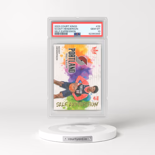 2023 Panini Court Kings Self Expression #29 Scoot Henderson (PSA 10 GEM MINT)