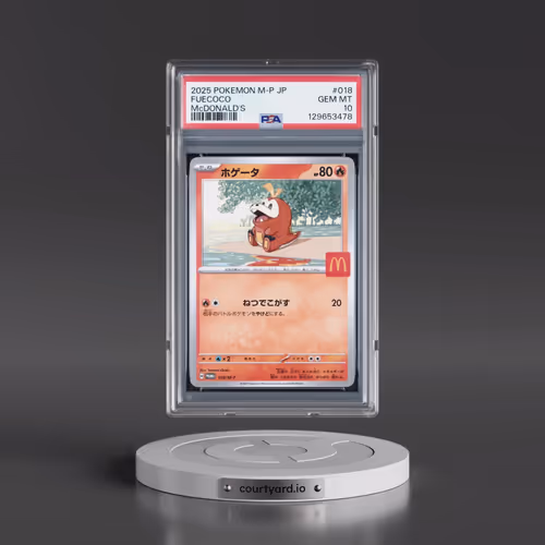 2025 Pokémon M-P Promo #018 Fuecoco - McDonald's (PSA 10 GEM MINT)
